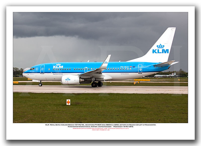 PH-BGK -  KLM - Royal Dutch Airlines Boeing 737-7K2 WL (Msn 38054 Ln 3292) - 01