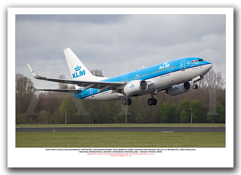 PH-BGL -  KLM - Royal Dutch Airlines Boeing 737-7K2 WL (Msn 30369 Ln 3407) - 01