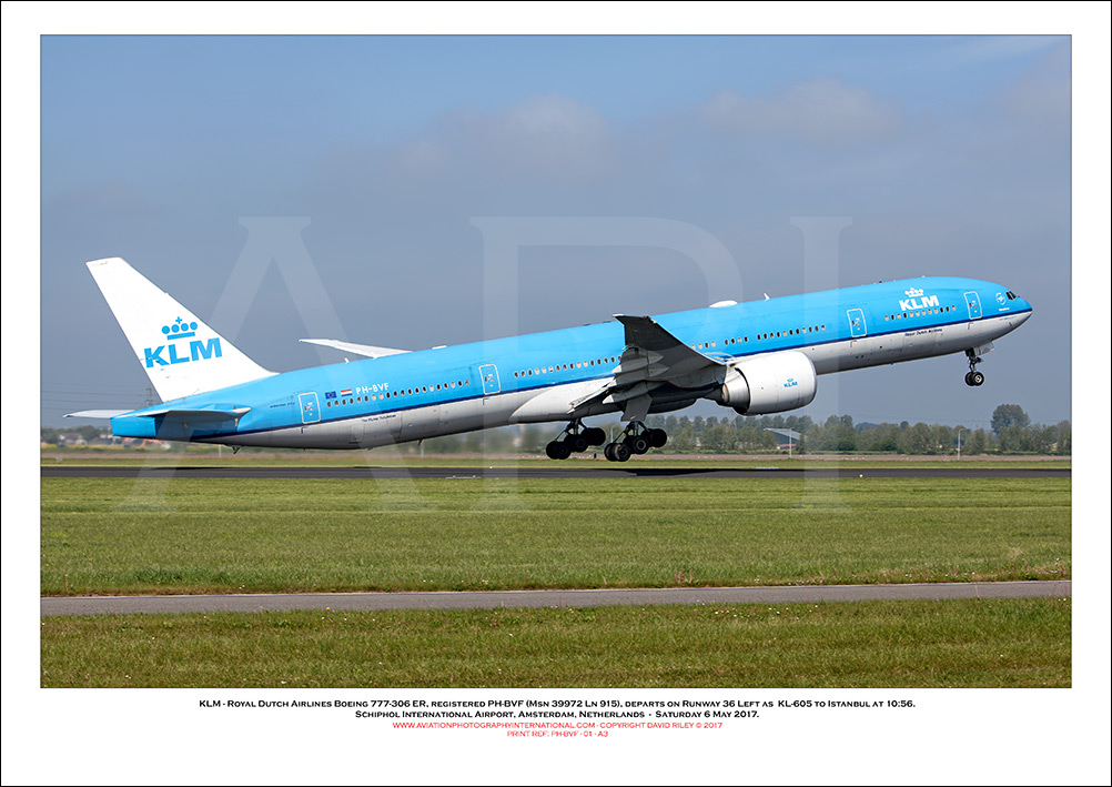 PH-BVF -  KLM - Royal Dutch Airlines Boeing 777-306 ER (Msn 39972 Ln 915) - 01