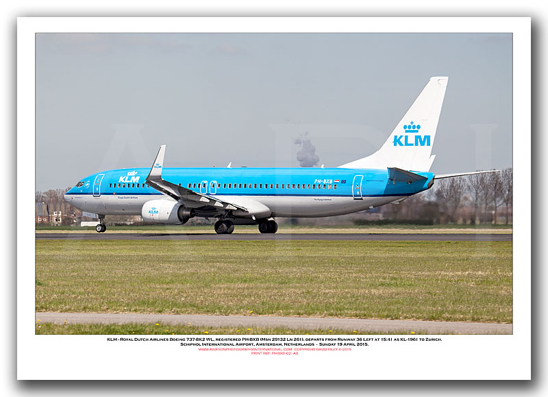 PH-BXB -  KLM - Royal Dutch Airlines Boeing 737-8K2 WL (Msn 29132 Ln 261) - 02
