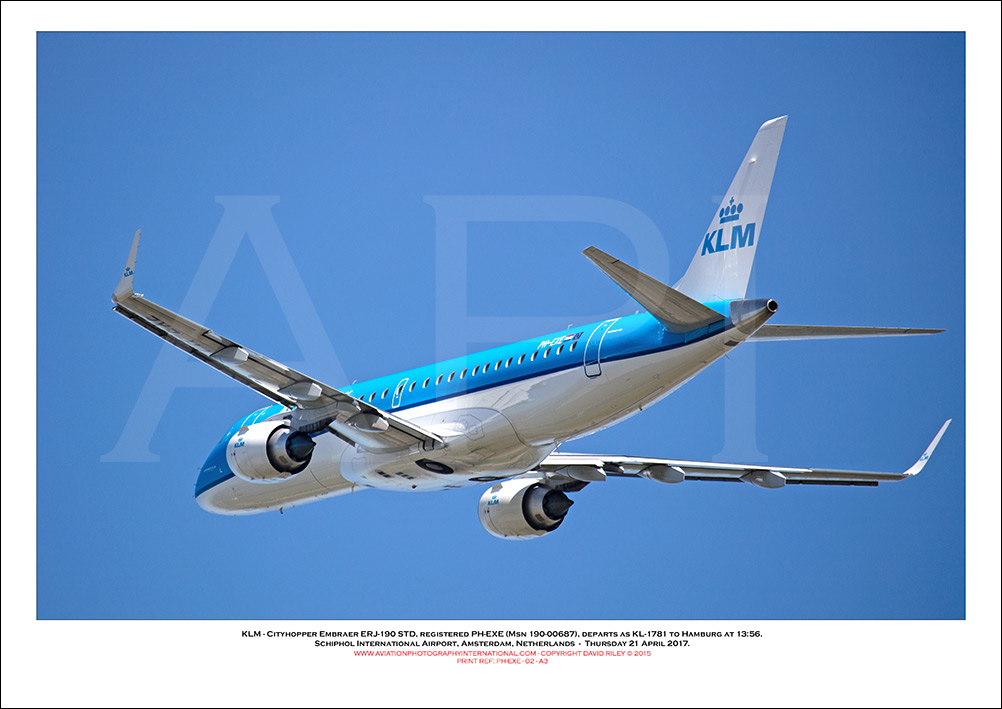 PH-EXE - KLM Cityhopper Embraer ERJ -190 STD (Msn 190-00687) - 02