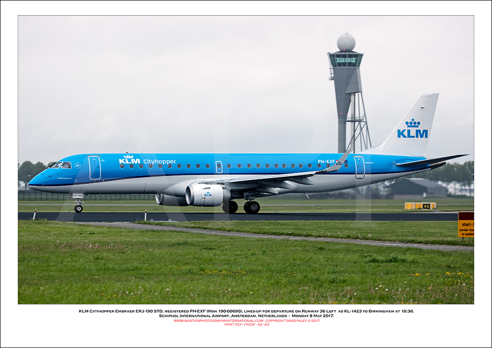 PH-EXF - KLM Cityhopper Embraer ERJ -190 STD (Msn  190-00690) - 02