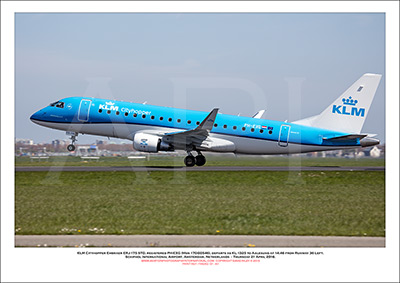 PH-EXG - KLM Cityhopper Embraer ERJ -175 STD (Msn 170-00546) - 01