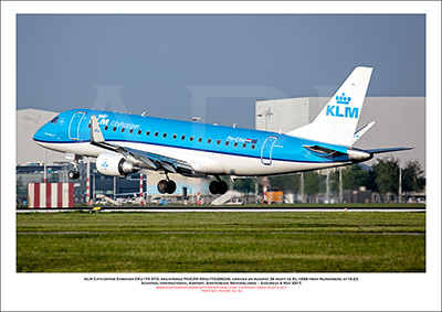 PH-EXM - KLM Cityhopper Embraer ERJ -175 STD (Msn 170-00639) - 02