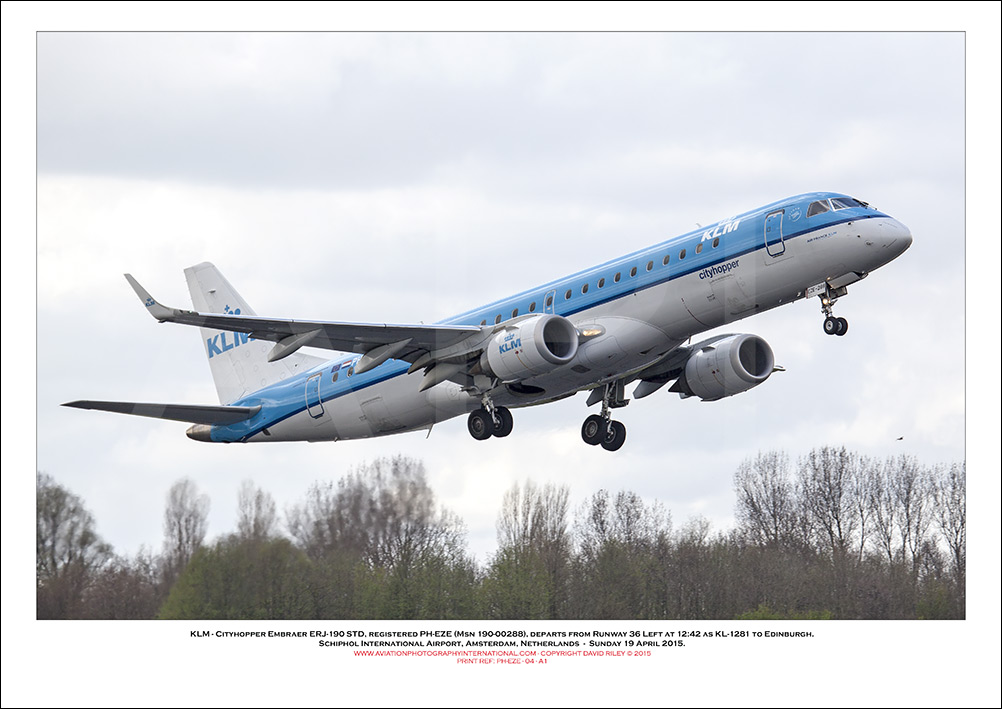 PH-EZE - KLM Cityhopper Embraer ERJ -190 STD (Msn  190-00288) - 04