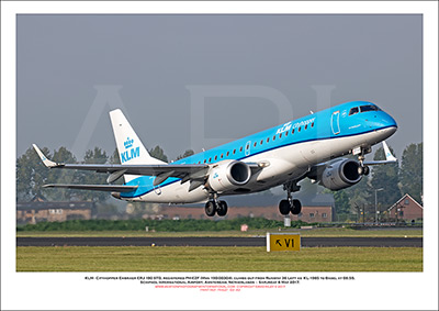 PH-EZF - KLM Cityhopper Embraer ERJ -190 STD (Msn 190-00304) - 03