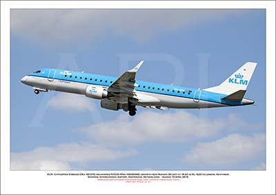 PH-EZS - KLM Cityhopper Embraer ERJ -190 STD (Msn  190-00380) - 01