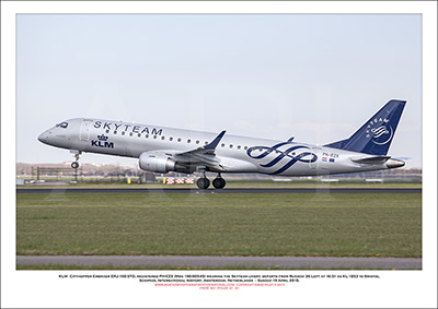 PH-EZX - KLM Cityhopper Embraer ERJ -190 STD (Msn  190-00545) - 01