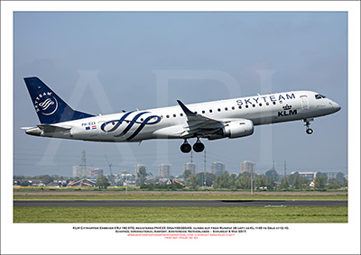 PH-EZX - KLM Cityhopper Embraer ERJ -190 STD (Msn  190-00545) - 02