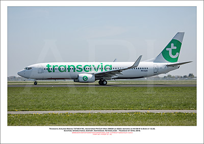 PH-GUV - Transavia Airlines Boeing 737-8EH WL  (Msn 39609 Ln 4283) - 01