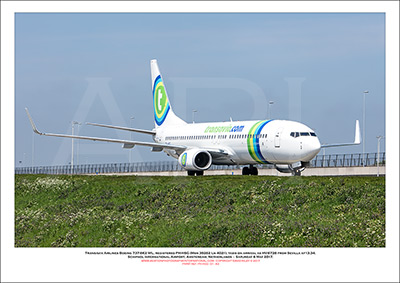 PH-HSG - Transavia Airlines Boeing 737-8K2 WL  (Msn 39262 Ln 4021) - 01