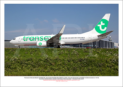 PH-HZE - Transavia Airlines Boeing 737-8K2 WL  (Msn 28377 Ln  277) - 02