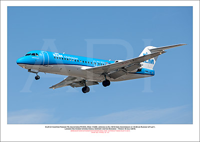 PH-KZL - KLM Cityhopper Fokker 70 (Msn 11536) - 01