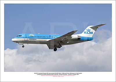 PH-KZP - KLM Cityhopper Fokker 70 (Msn 11539) - 01