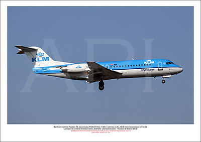 PH-KZR - KLM Cityhopper Fokker 70 (Msn 11551) - 01