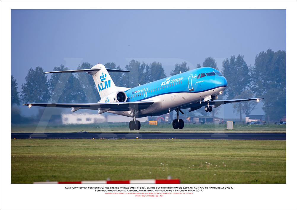PH-KZS - KLM Cityhopper Fokker 70 (Msn 11540) - 02