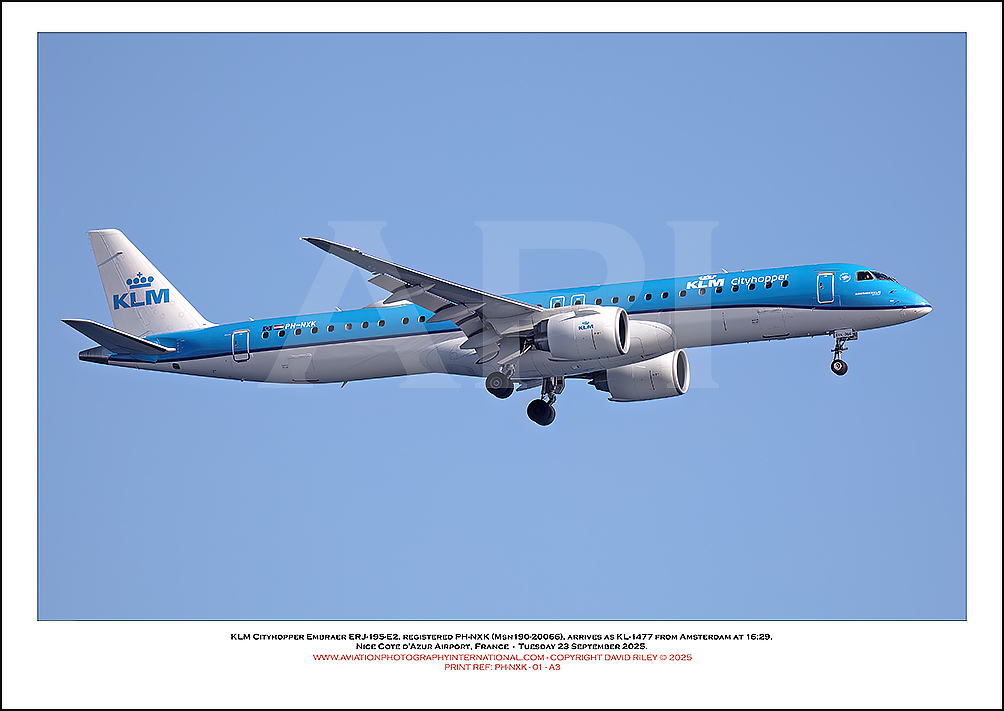 PH-NXK - KLM Cityhopper Embraer ERJ -195-E2 (Msn  190-20066) - 01