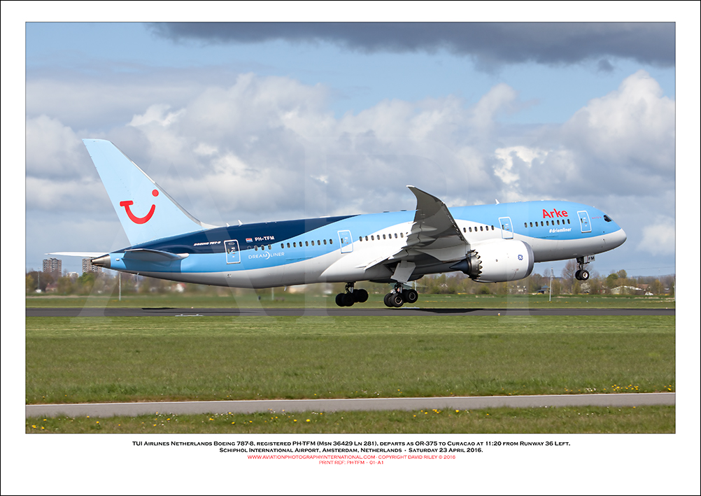 PH-TFM -TUI Airlines Netherlands Boeing 787-8  (Msn 36429 Ln 281) - 01