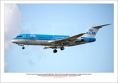 PH-WXD - KLM Cityhopper Fokker 70 (Msn 11551) - 01