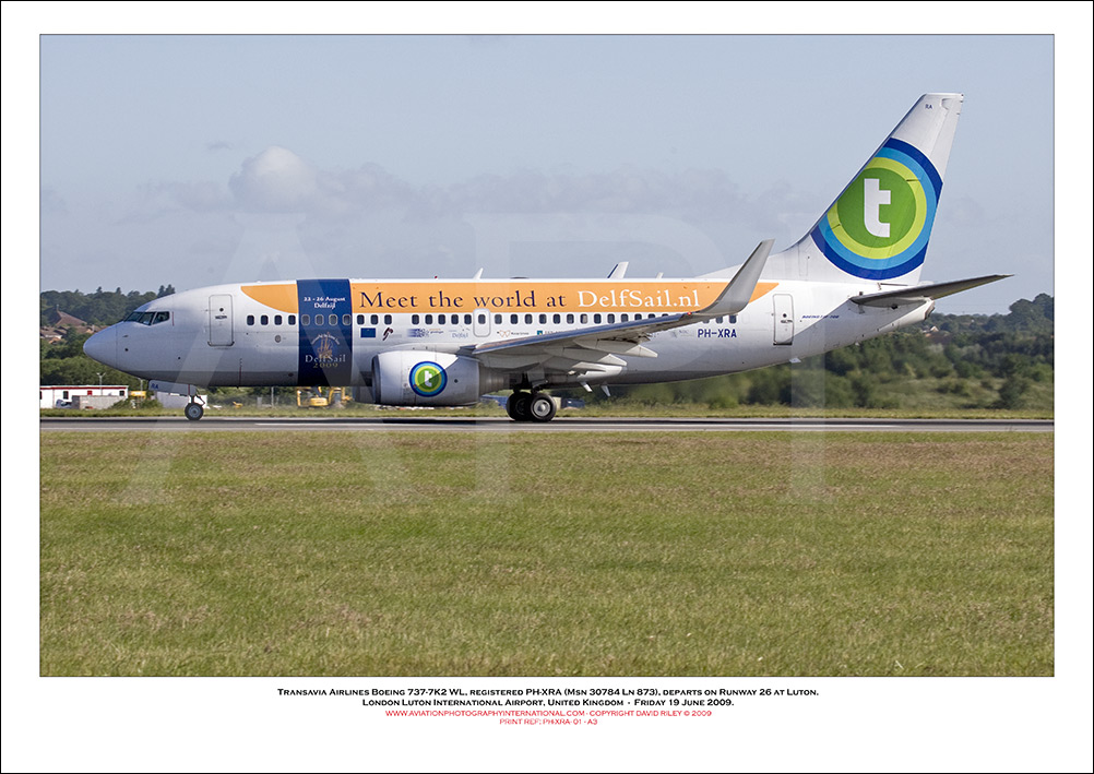 PH-XRA - Transavia Airlines Boeing 737-7K2 WL  (Msn 30784 Ln 873) - 01
