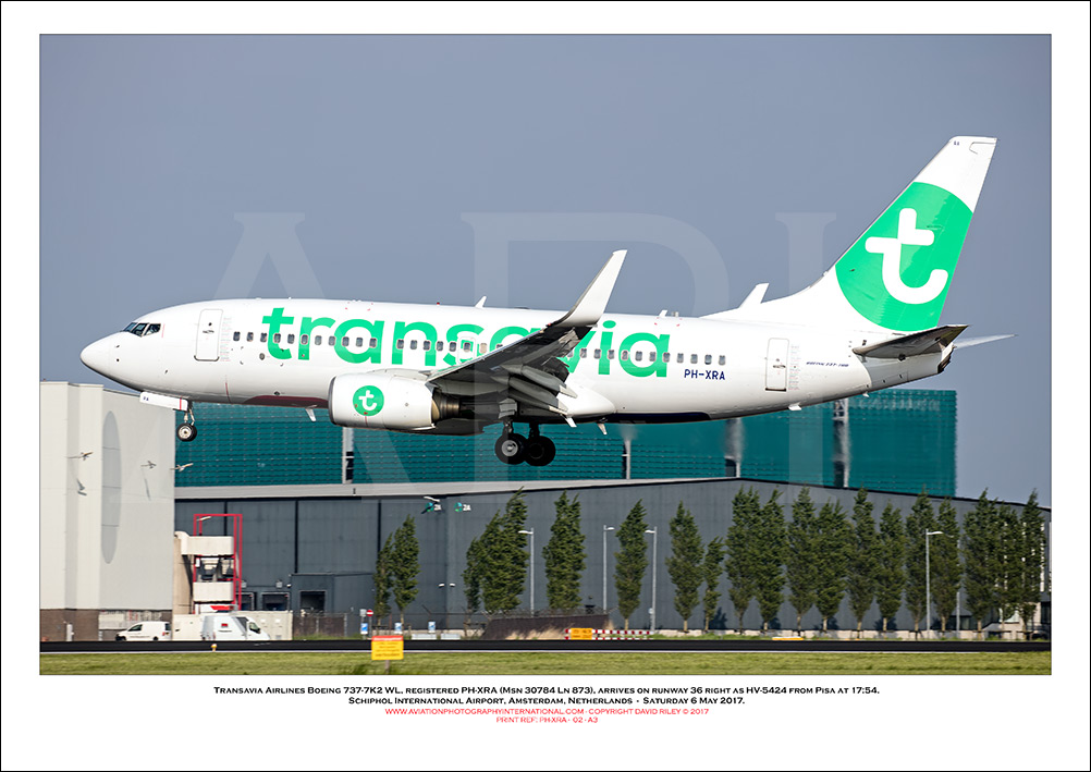 PH-XRA - Transavia Airlines Boeing 737-7K2 WL  (Msn 30784 Ln 873) - 02