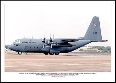 POLAND-1503 - Polish Air Force Lockheed C-130E Hercules (Msn 4426) - 01