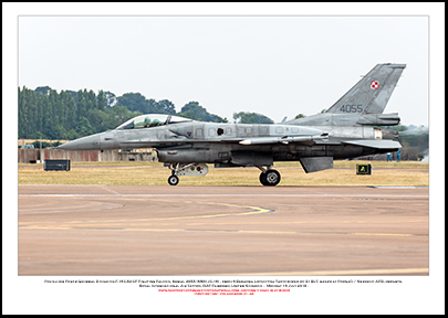 POLAND-4055 - Polish Air Force General Dynamics F-16C-52CF Fighting Falcon (Msn  JC-16) - 01