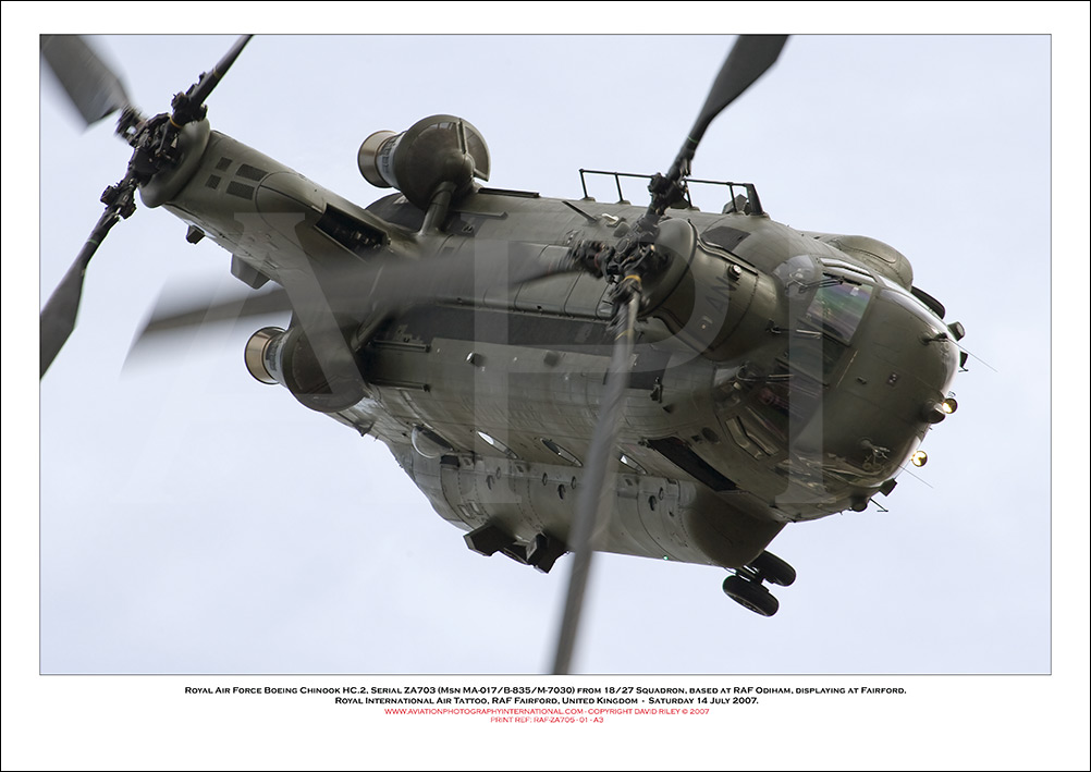 RAF-ZA703 - Royal Air Force Boeing  HC.2 Chinook (Msn MA-017/B-835/M-7030) - 01