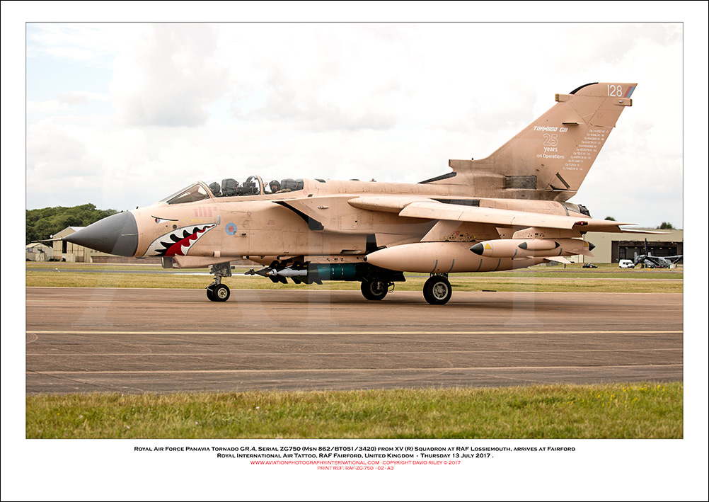 RAF-ZG750 - Royal Air Force Panavia Tornado GR.4  (Msn 862/BT051/3420) - 02