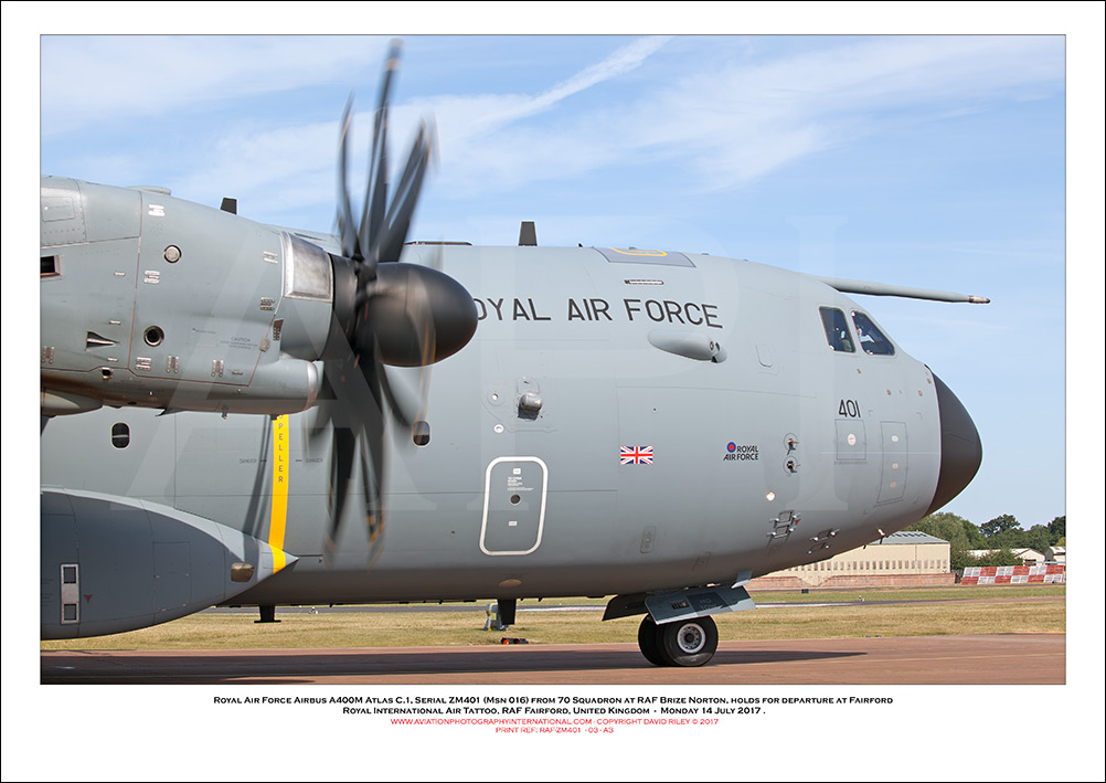 RAF-ZM401 - Royal Air Force Airbus A400M Atlas C.1  (Msn 016) - 03