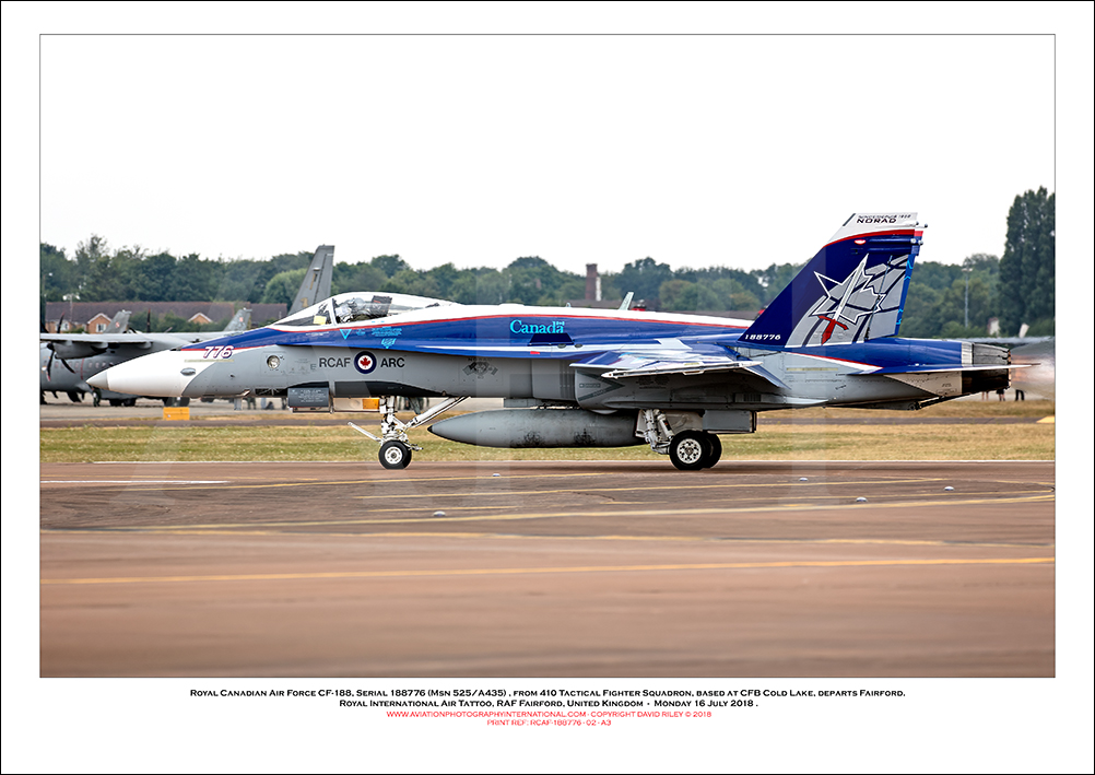 RCAF-188776 - Royal Canadian Air Force CF-188(Msn 50187/F186/CA3) - 02