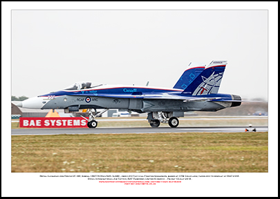 RCAF-188776 - Royal Canadian Air Force CF-188(Msn 50187/F186/CA3) - 03
