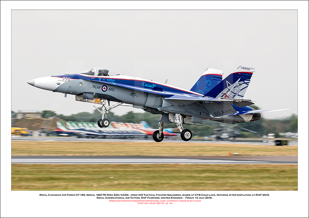 RCAF-188776 - Royal Canadian Air Force CF-188(Msn 50187/F186/CA3) - 04