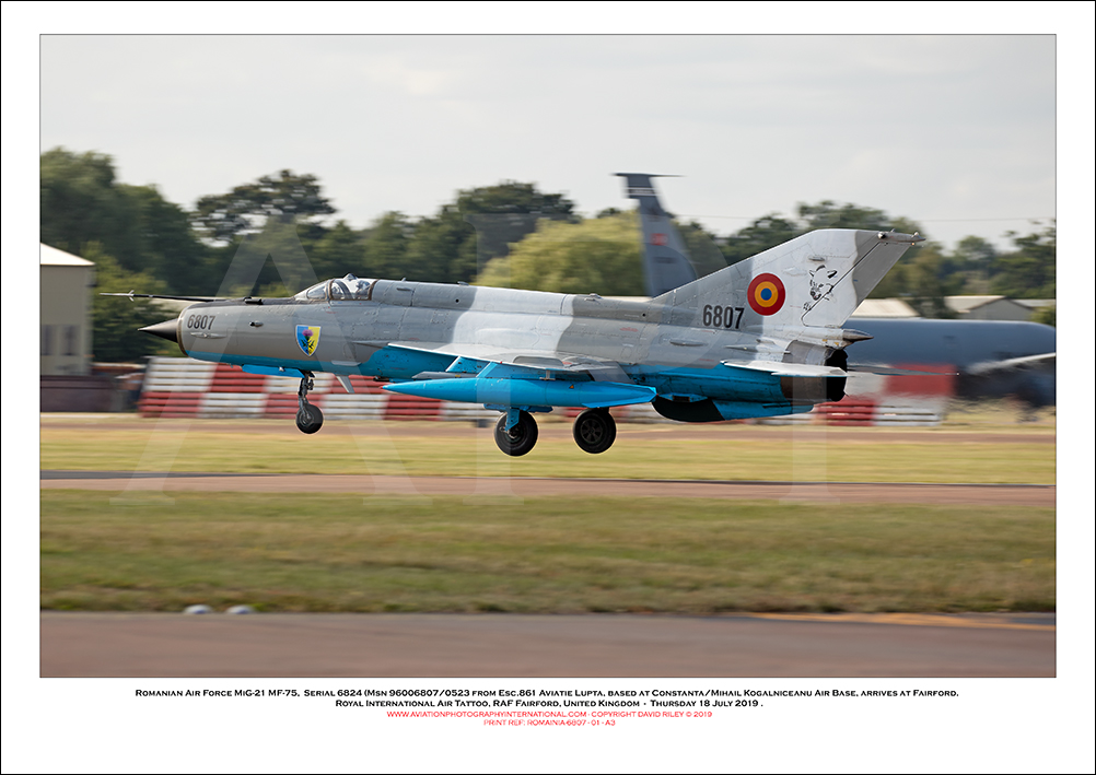 ROMANIA-6807- Romanian Air Force MiG-21 MF-75, (Msn 96006807/0523) - 01