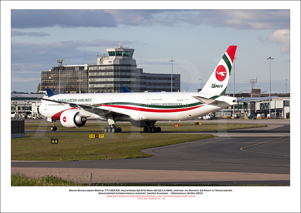 S2-AFO - Biman Bangladesh Boeing 777-3E9 ER, (Msn 40122 Ln 964 - 02