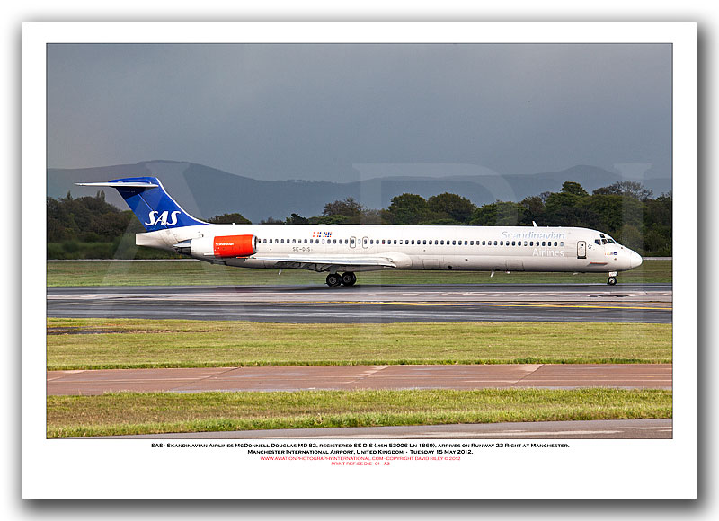 SE-DIS - SAS - Skandinavian Airlines McDonnell Douglas MD-82 (Msn 53006 Ln 1869) - 01