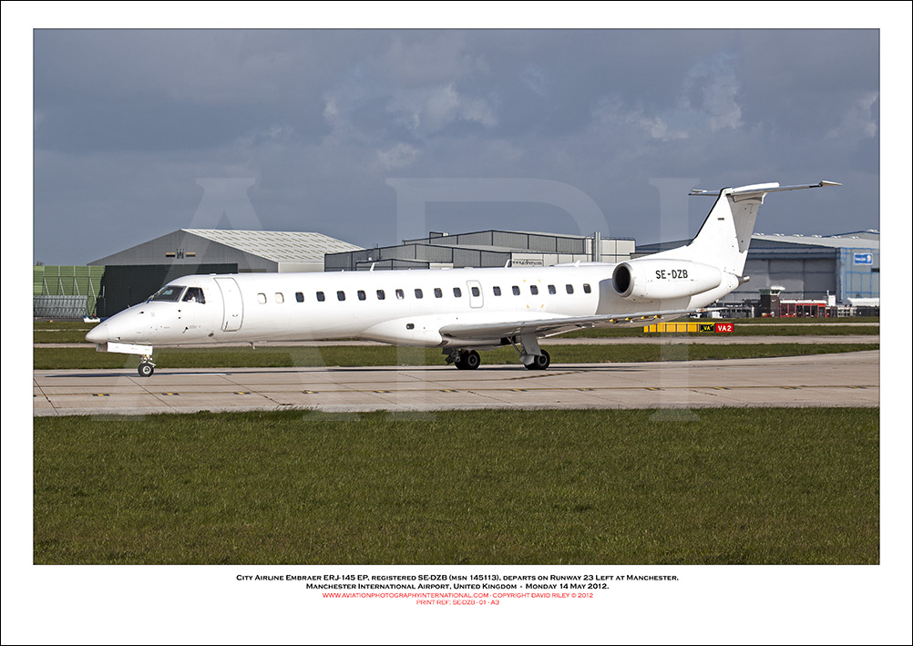 SE-DZB - City Airline Embraer ERJ-145 EP  (Msn 145113) - 01