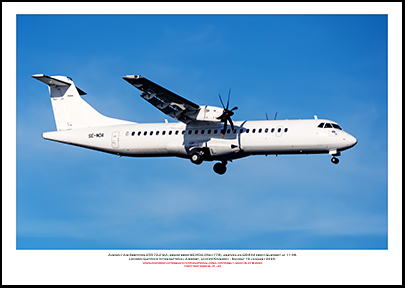 SE-MDA- Aurigny Air Services ATR 72-212A  (Msn 778) - 01