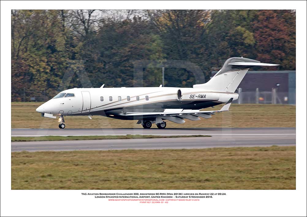 SE-RMA - Bombardier Challenger 3000 (Msn 20136) - 01