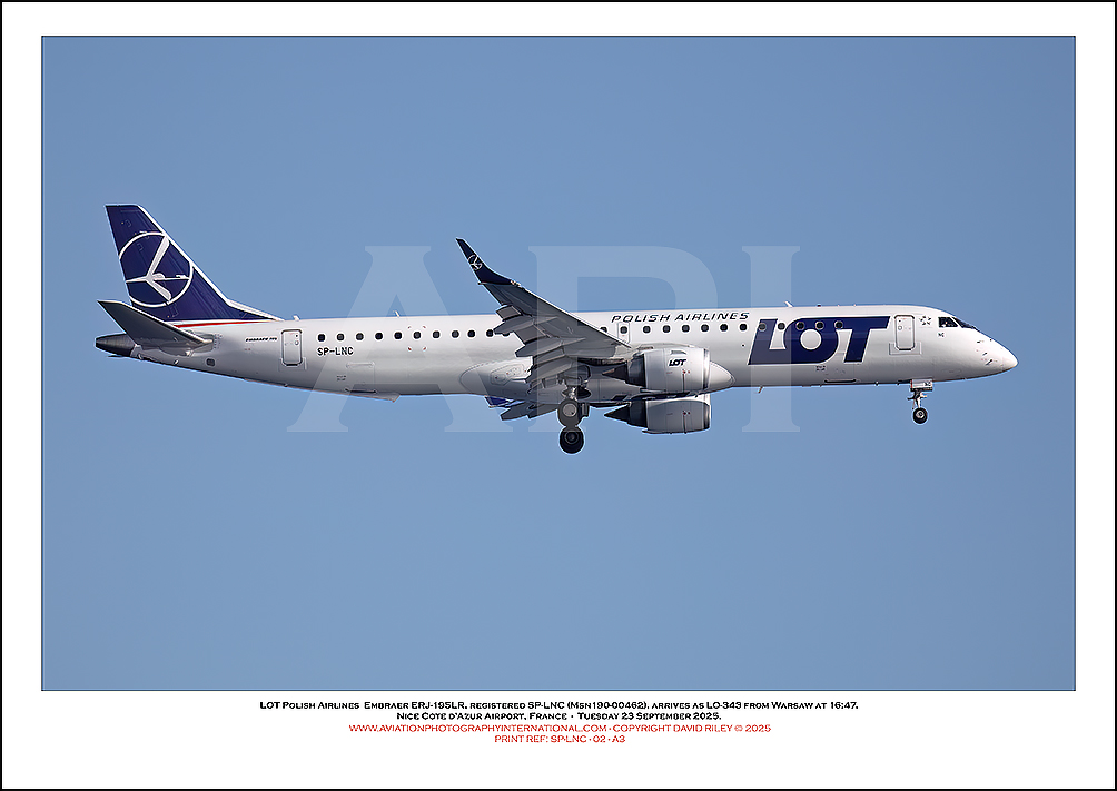 SP-LNC - LOT Polish Airlines Embraer ERJ-195 LR  (Msn 19000462) - 02