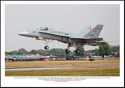 SWISS-J-5010 -Swiss Air Force McDonnell Douglas F/A-18C-48-MC  (Msn 1345/SFC010) - 01
