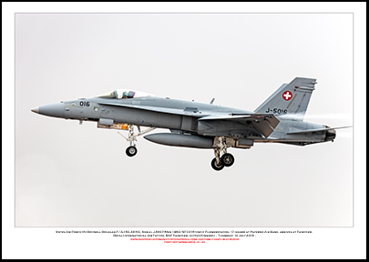 SWISS-J-5016 -Swiss Air Force McDonnell Douglas F/A-18C-49-MC  (Msn 1363/SFC016) - 01