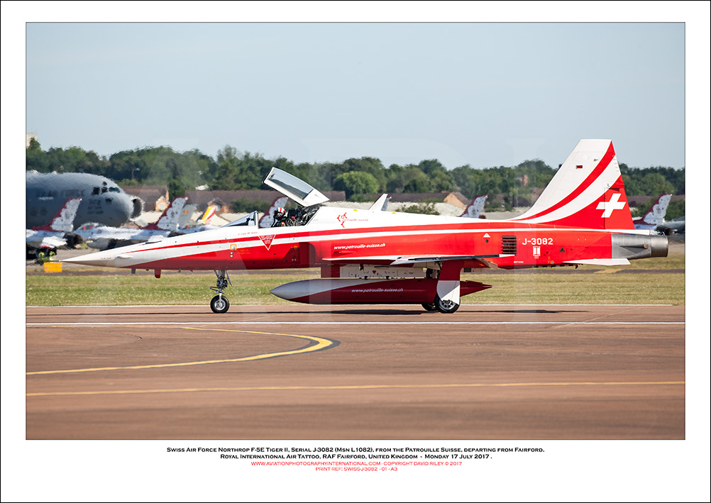 SWISS-J-3082 -Swiss Air Force Northrop F-5E Tiger II (Msn L1082) - 01