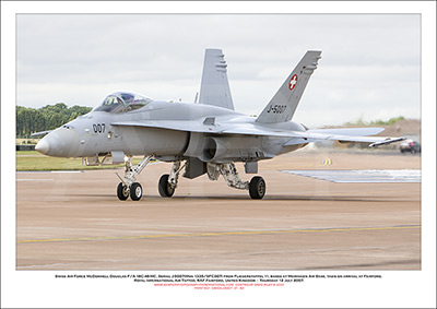 SWISS-J-5007 -Swiss Air Force McDonnell Douglas F/A-18C-48-MC  (Msn 1335/SFC007) - 01