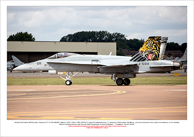SWISS-J-5011 -Swiss Air Force McDonnell Douglas F/A-18C-48-MC  (Msn 1351/SFC011) - 03