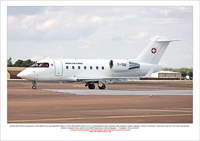 SWISS-T-752 -Swiss Air Force Canadair CL-600-2B16 Challenger 604 (Msn T-752) - 04