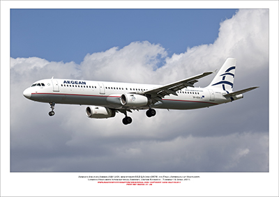 SX-DGA - Aegean Airlines Airbus A321-231, (Msn 3878) - 01