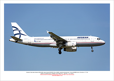 SX-DVM - Aegean Airlines Airbus A320-232 (Msn 3439) - 01