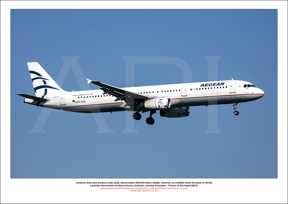 SX-DVO - Aegean Airlines Airbus A321-232, (Msn 3462) - 02