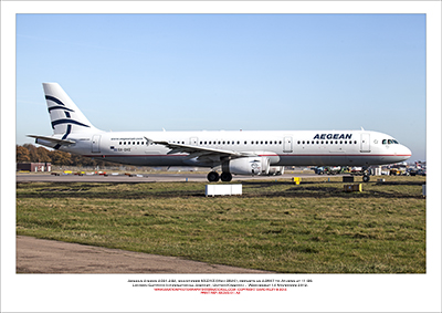 SX-DVZ - Aegean Airlines Airbus A321-232, (Msn 3820) - 01